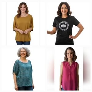 Bundle Of 4 Size Large Tops In Excellent Condition